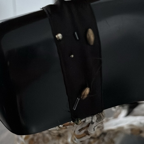 2B Bebe sheer Neutral leopard print maxi dress Sz M - Picture 6 of 16